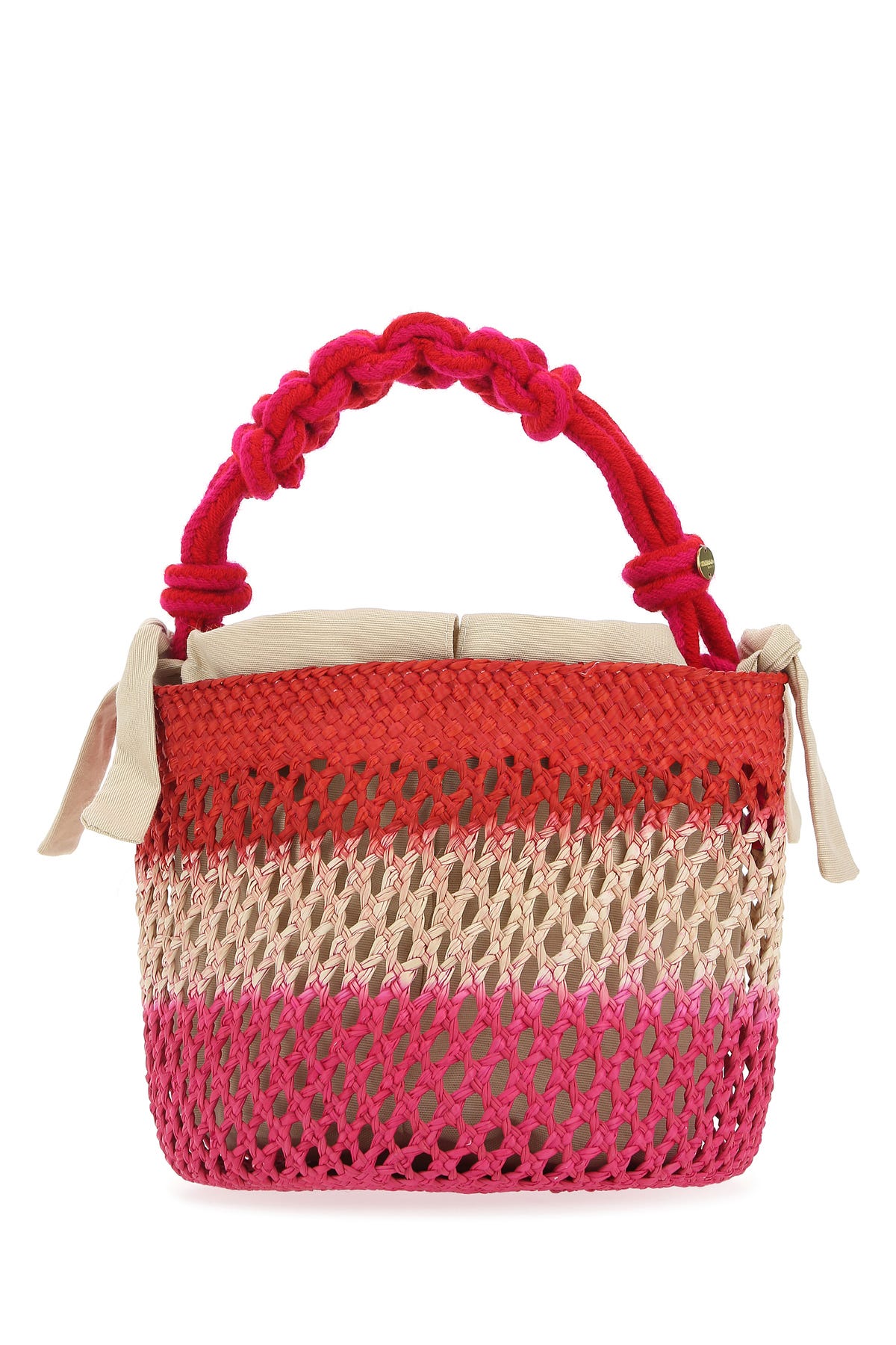 Guanabana Multicolor Straw Kioto Bucket Bag Multicoloured  Donna Tu