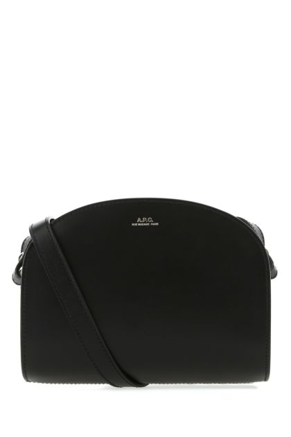 Black leather mini Demi Lune shoulder bag 