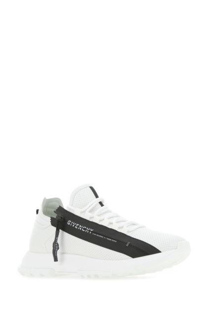 White leather Spectre sneakers