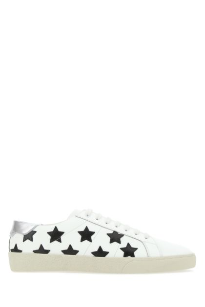 Embellished leather California sneakers 