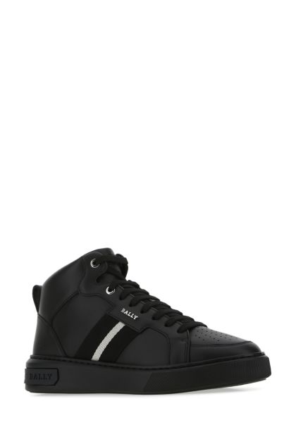 Black leather Myles sneakers 