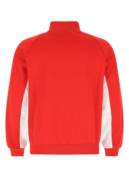 Two-tone polyester blend sweatshirt 