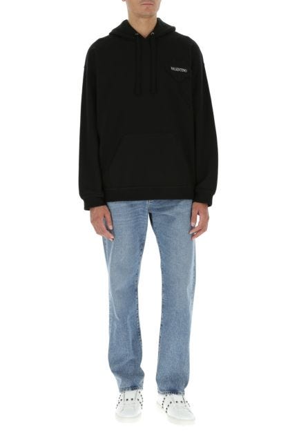 Black cotton sweatshirt 