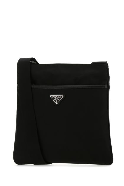 Black Re-nylon crossbody bag 