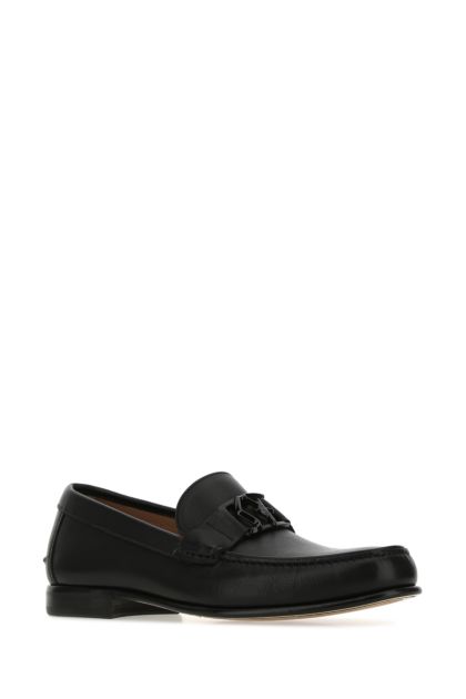 Black leather Prerov loafers