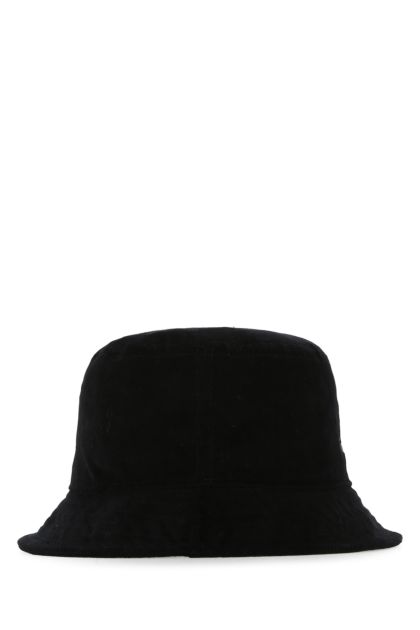Black corduroy Cord Bucket hat