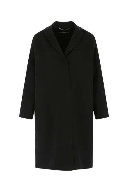Black leather coat