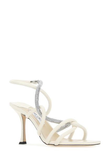 Ivory leather Lonnie 90 sandals