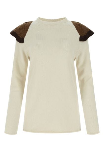 Ivory wool blend sweater 