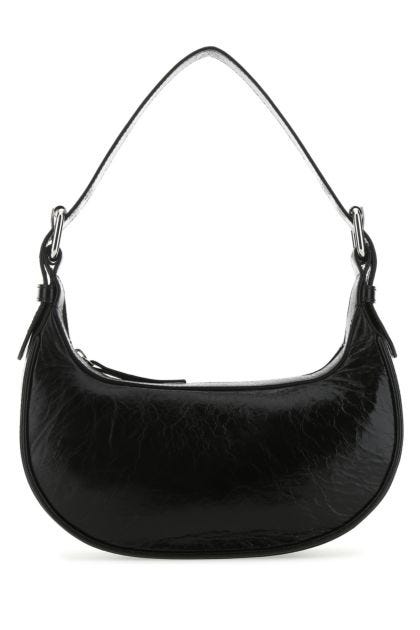 Black nappa leather Soho shoulder bag