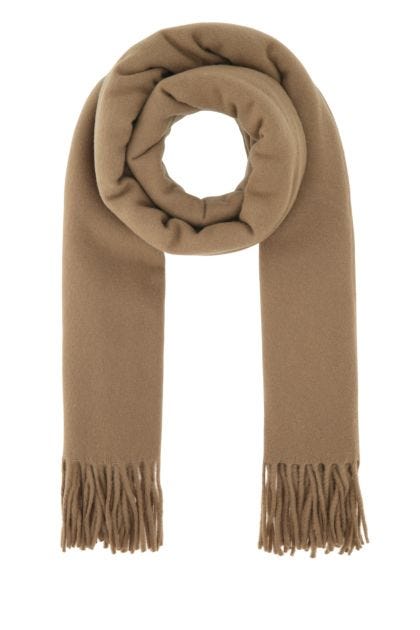 Biscuit wool scarf