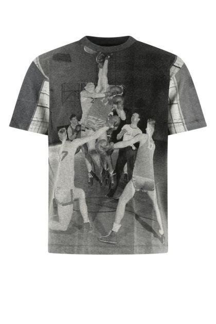 Printed cotton t-shirt 