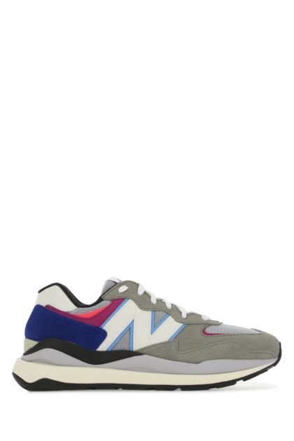Multicolor suede and mesh 57/40 sneakers 