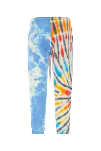 Printed cashmere joggers 