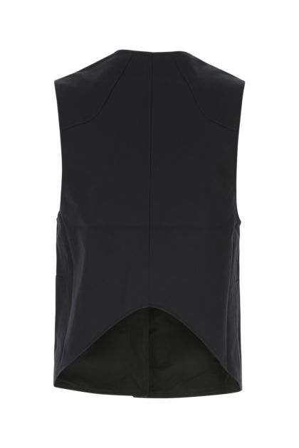 Black cotton vest