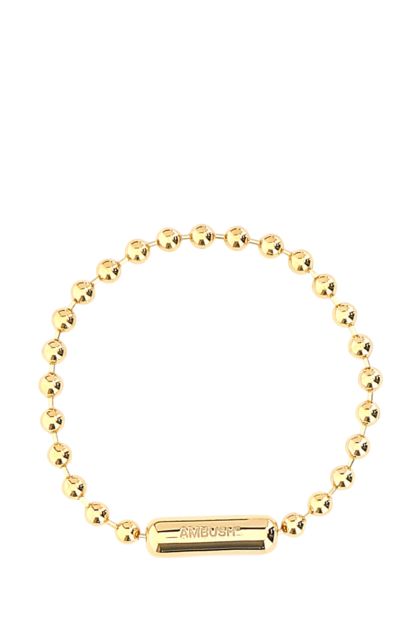 Gold 925 silver Ball Chain bracelet 