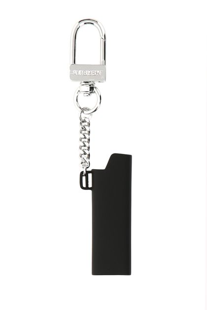 Black metal lighter holder 