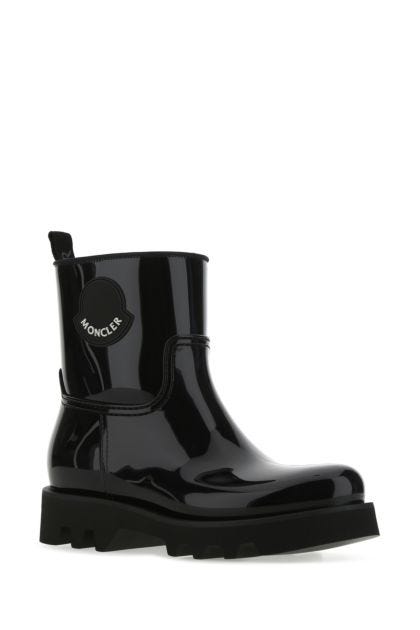 Black rubber Ginette ankle boots