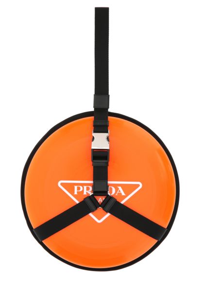 Fluo orange frisbee