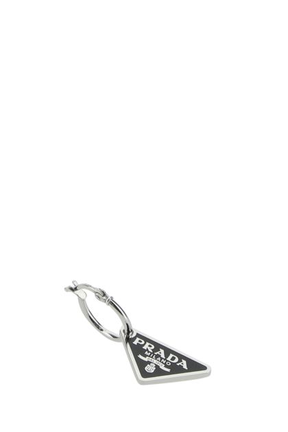 925 silver Symbole left pendant earring