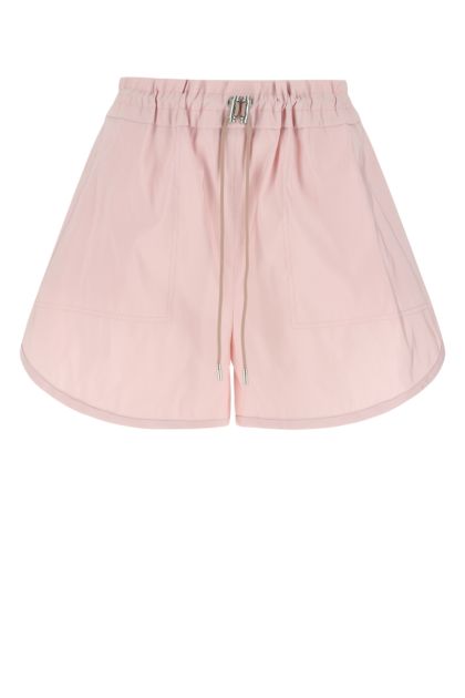 Pastel pink polyester shorts 