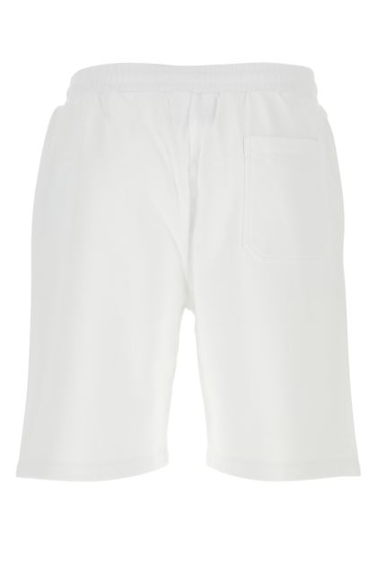 White cotton Diego bermuda shorts