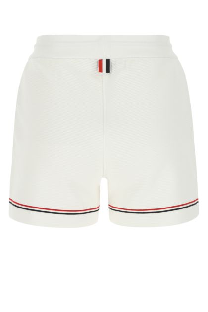 White cotton shorts 