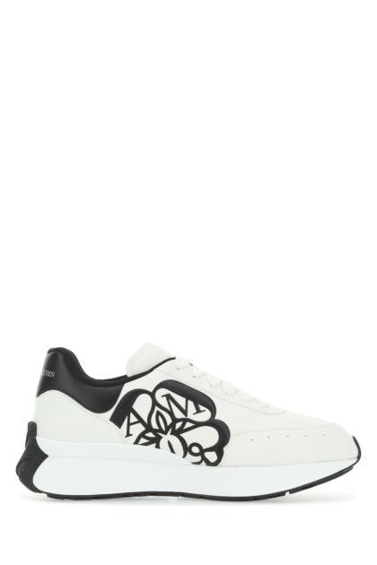 Two-tone leather Sprint Runner sneakers