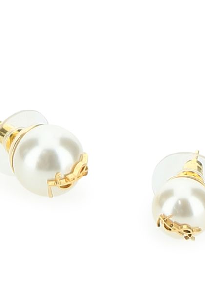Gold metal earrings 