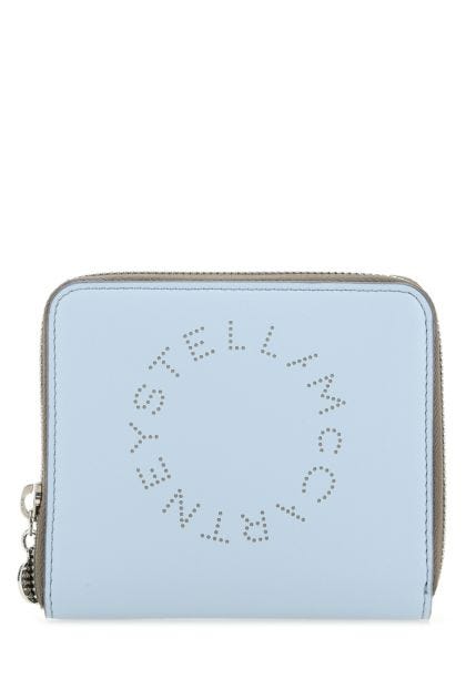Pastel light-blue alter nappa wallet