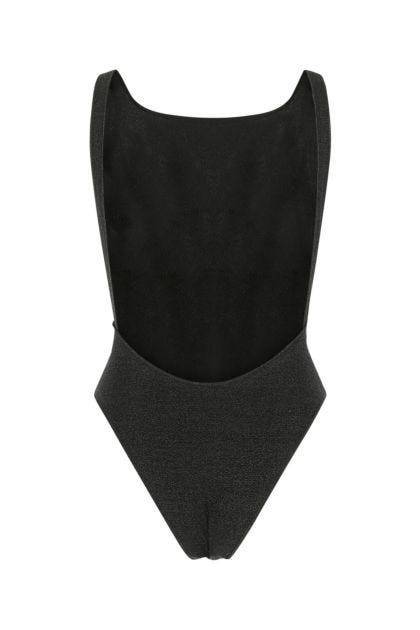 Black nylon Lumieré swimsuit 