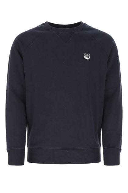 Dark blue cotton sweatshirt 