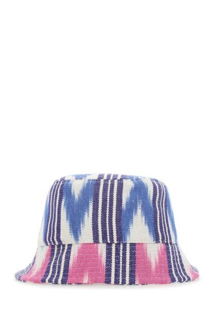 Embroidered canvas Haley bucket hat