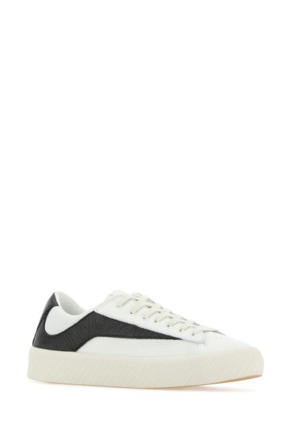Two-tone fabric and leather Rodina sneakers 