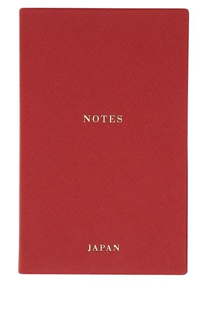 Red leather Japan notebook 
