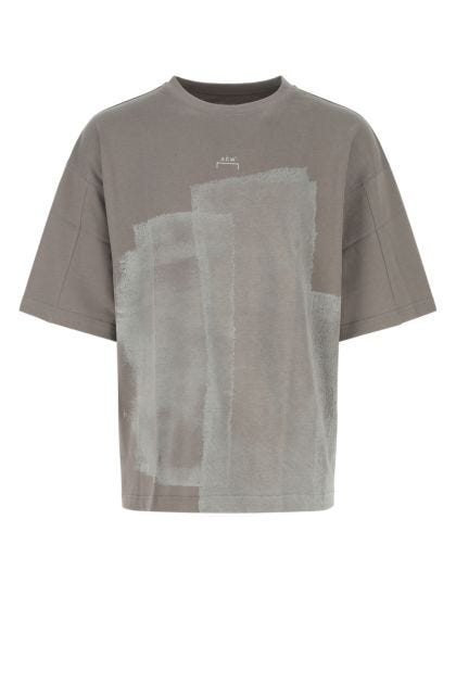 Dark grey cotton oversize t-shirt