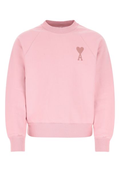 Pastel pink cotton sweatshirt 