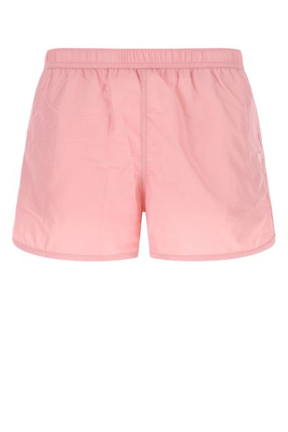 Pink nylon swimming shorts