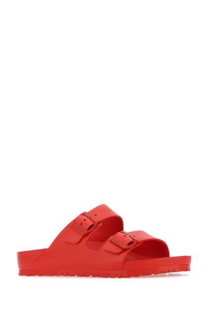 Red rubber slippers 