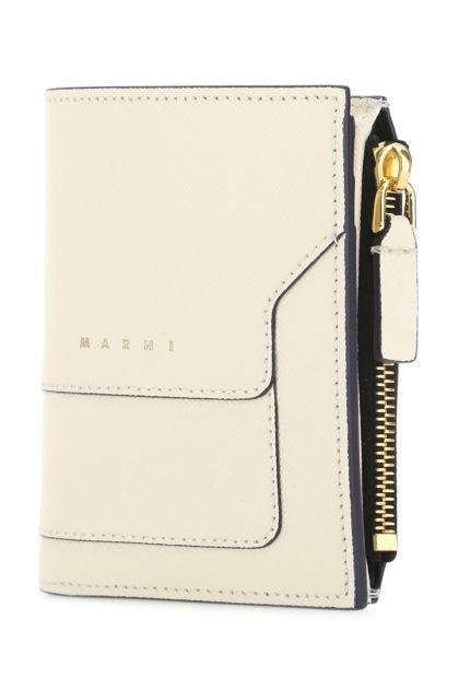 Ivory leather wallet 