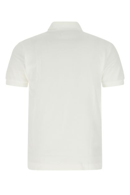 White piquet polo shirt