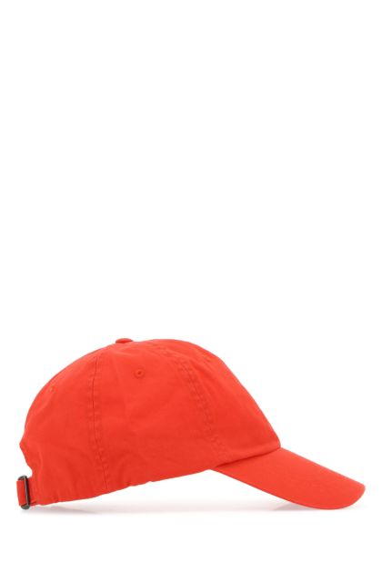 Red cotton baseball cap