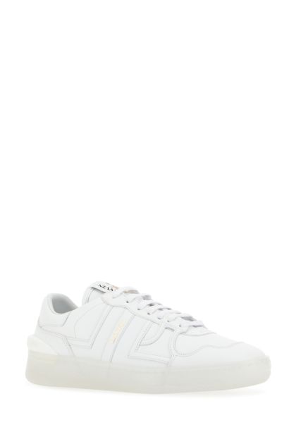 White leather Clay sneakers