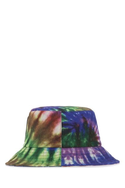 Printed polyester bucket hat