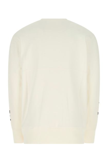 Ivory cotton sweatshirt