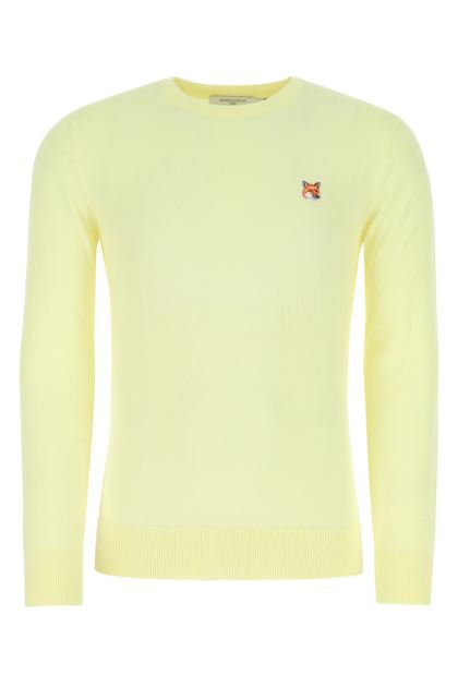 Pastel yellow wool sweater 