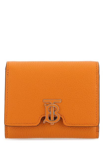 Orange leather wallet 