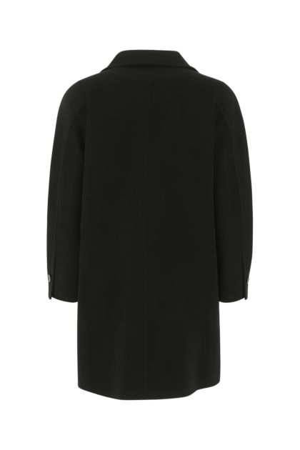 Black wool blend Beira coat
