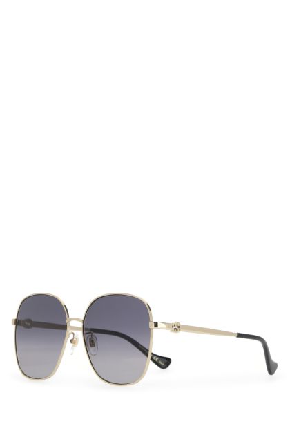 Gold metal sunglasses