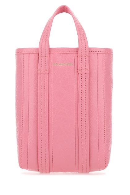 Pink leather mini Barbes handbag